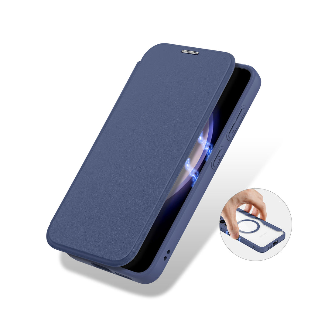 Dux Ducis Skin X Pro MagSafe dėklas Samsung S24+ – mėlynas
