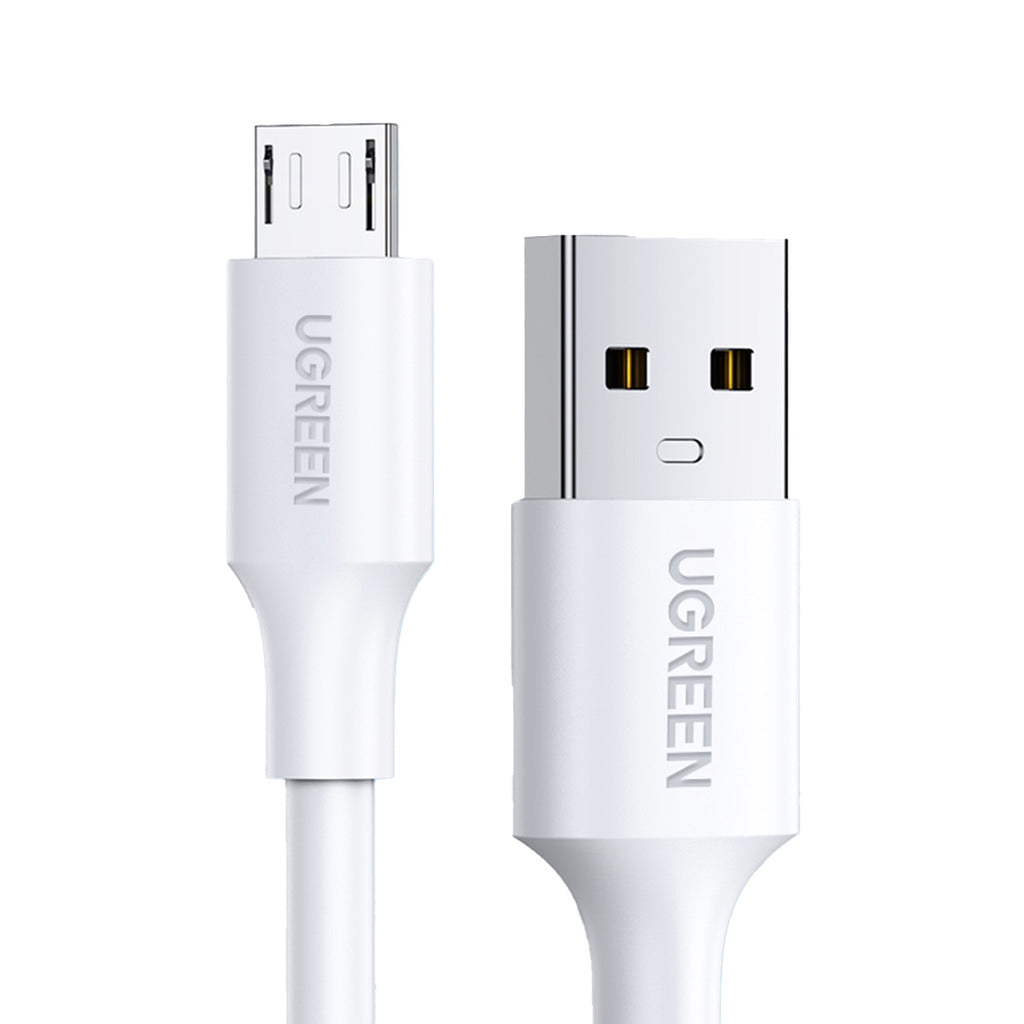 Ugreen US289 60142 micro USB / USB-A laidas 1,5 m - baltas -- Cell phone cables