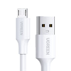 Ugreen US289 60142 micro USB / USB-A laidas 1,5 m - baltas -- Cell phone cables