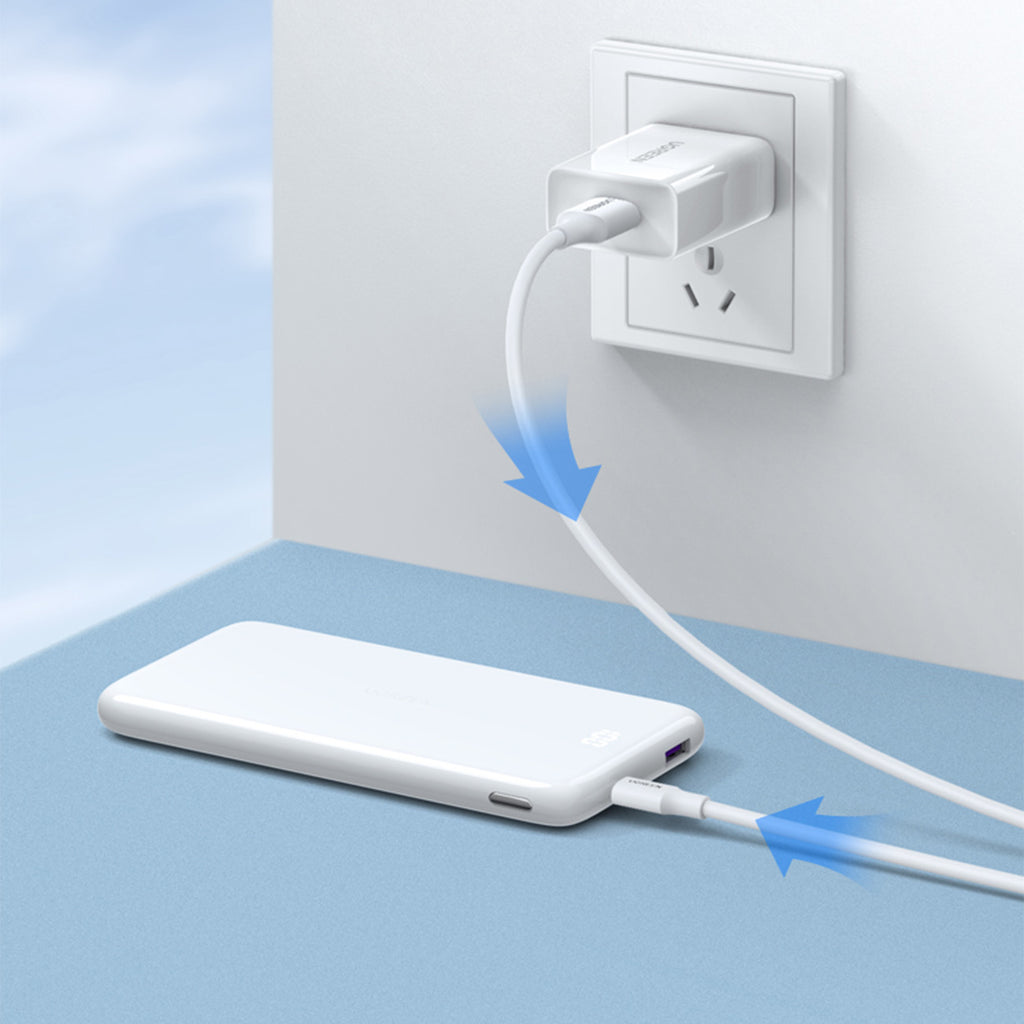 Ugreen US289 60142 micro USB / USB-A laidas 1,5 m - baltas -- Cell phone cables