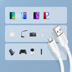 Ugreen US289 60142 micro USB / USB-A laidas 1,5 m - baltas -- Cell phone cables