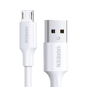Ugreen US289 60143 micro USB / USB-A laidas 2 m - baltas -- Cell phone cables