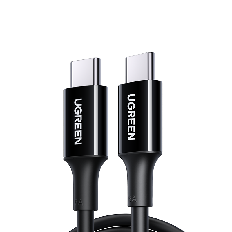 Ugreen US300 USB-C / USB-C 480Mb/s 5A 2m laidas - juodas -- Cell phone cables