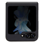 BMW Leather Hot Stamp dėklas Galaxy Z Flip5 – juodas -- Samsung Galaxy Z Flip 5