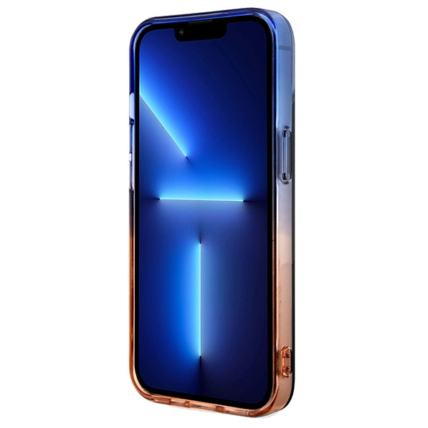 BMW Gradient Bumper MagSafe dėklas iPhone 15 Plus/14 Plus – pilkas