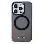 BMW MagSafe dėklas iPhone 15 Pro Max – pilkas