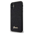 Guess Disco Metal Script dėklas iPhone 11 / XR – juodas -- iPhone 11