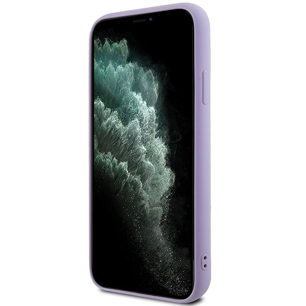 Guess blizgučių dėklas iPhone 11 / XR – violetinis -- iPhone 11