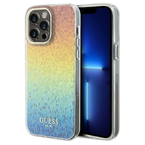 Guess IML Faceted Mirror dėklas iPhone 13 Pro/13 – daugiaspalvis