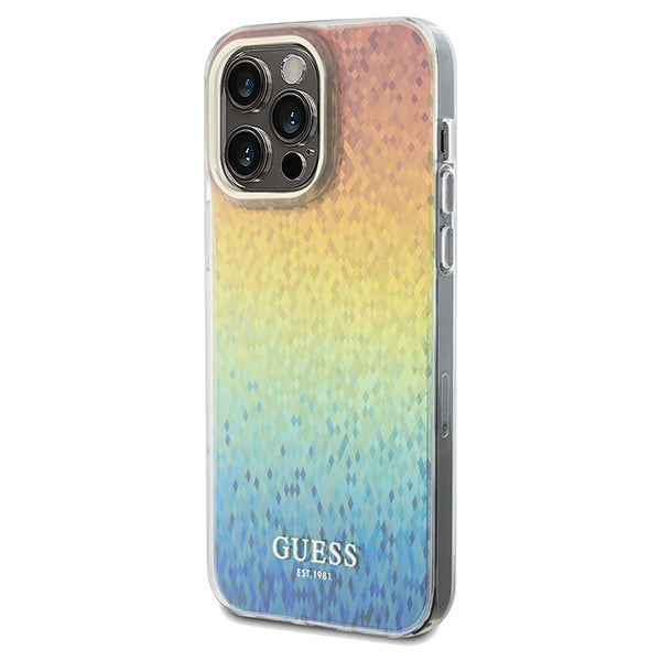 Guess IML Faceted Mirror dėklas iPhone 13 Pro/13 – daugiaspalvis