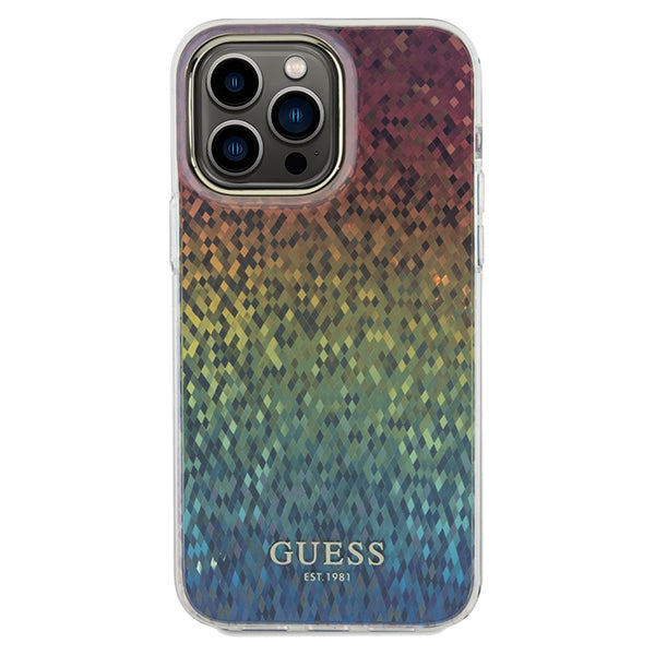 Guess IML Faceted Mirror dėklas iPhone 13 Pro/13 – daugiaspalvis