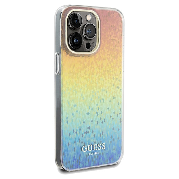 Guess IML Faceted Mirror dėklas iPhone 13 Pro/13 – daugiaspalvis