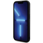 Guess Sequin Script Metal dėklas iPhone 13/13 Pro – juodas