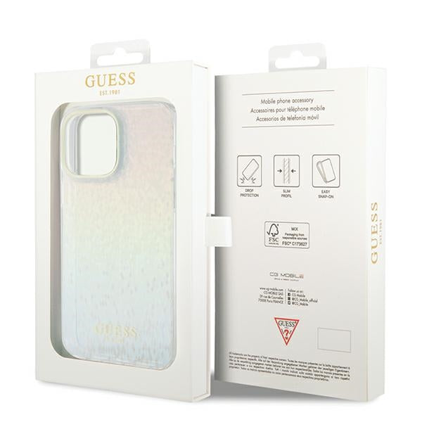 Guess IML Faceted Mirror Disco dėklas iPhone 13 Pro Max – margas