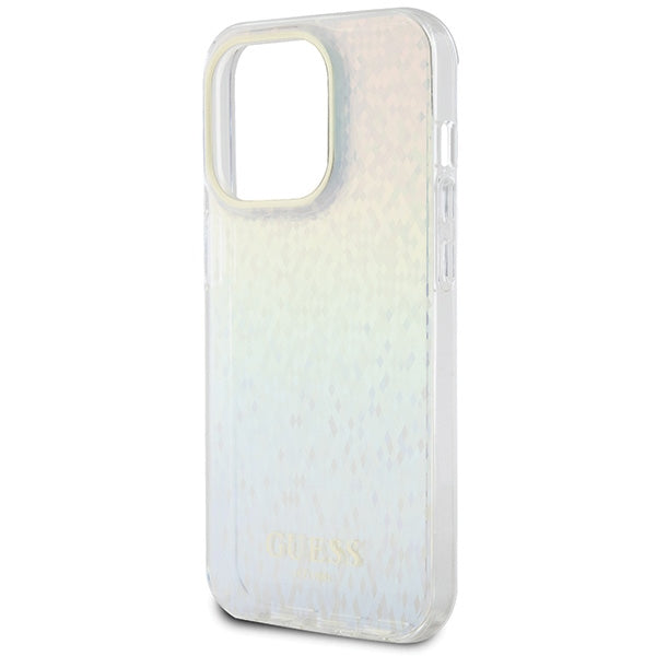 Guess IML Faceted Mirror Disco dėklas iPhone 14 Pro