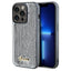 Guess Sequin Script Metal dėklas iPhone 14 Pro – sidabrinis
