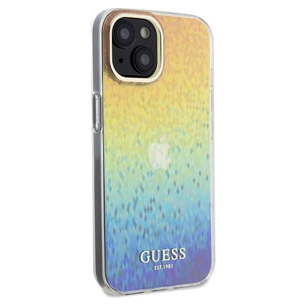 Guess IML Disco Iridescent dėklas iPhone 14/15/13 – įvairiaspalvis