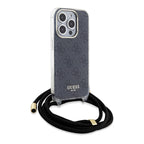 Guess Crossbody dėklas iPhone 15 Pro – juodas