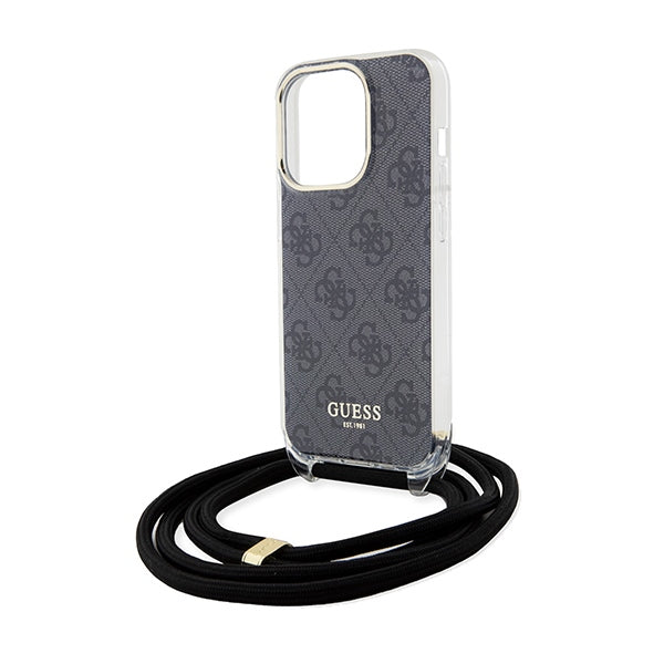 Guess Crossbody dėklas iPhone 15 Pro – juodas