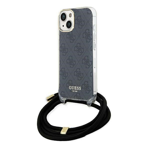 Guess Crossbody dėklas iPhone 15/14/13 – juodas