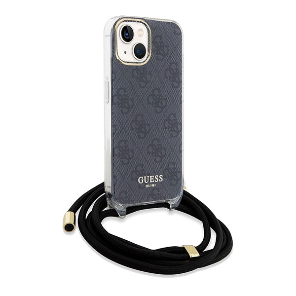 Guess Crossbody dėklas iPhone 15/14/13 – juodas