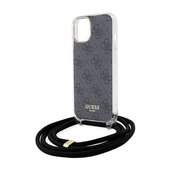 Guess Crossbody dėklas iPhone 15/14/13 – juodas