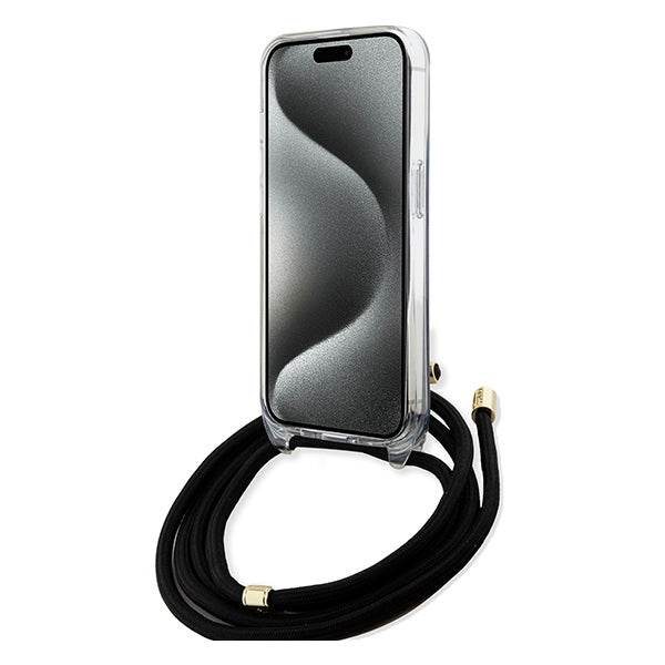 Guess Crossbody dėklas iPhone 15 Pro Max – juodas