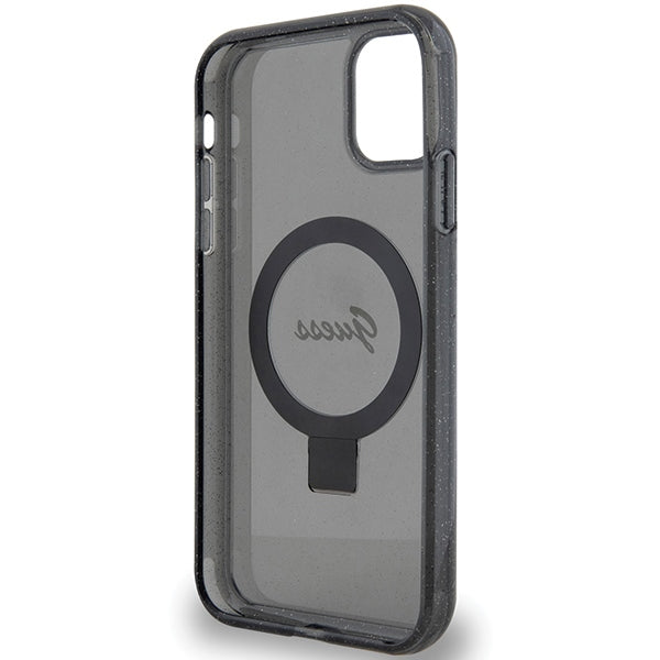 Guess MagSafe dėklas su žiedu iPhone 11/XR – juodas -- iPhone 11