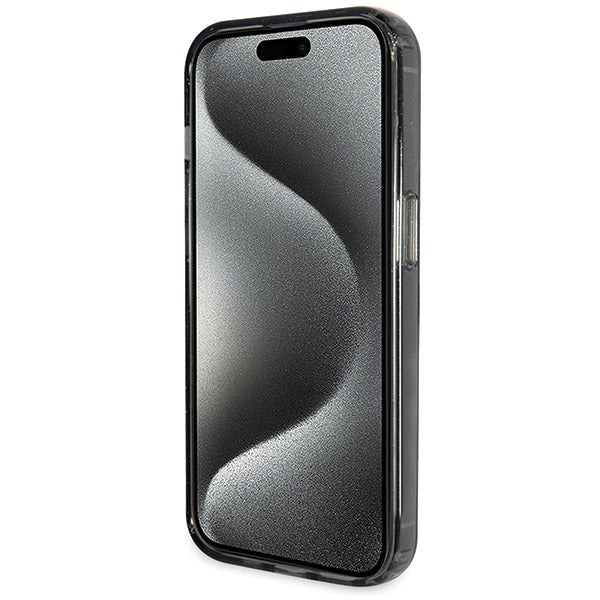 Guess MagSafe dėklas su stovu iPhone 14 Pro Max – juodas