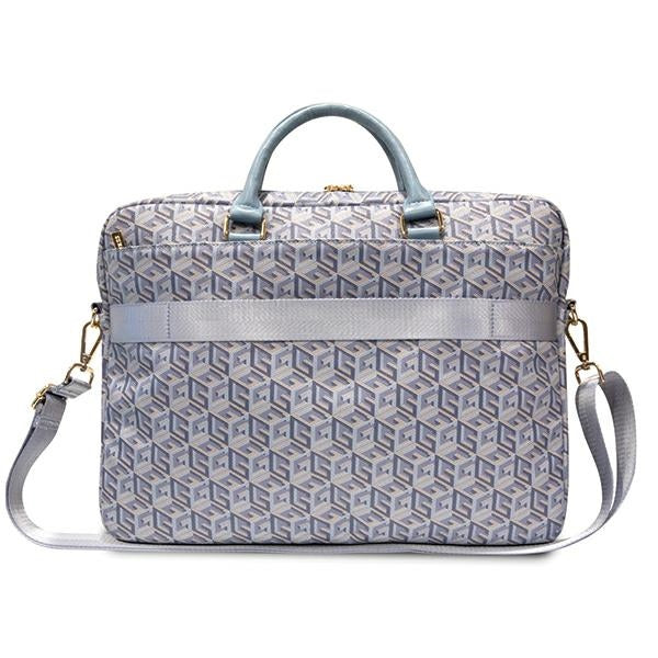 Guess GCube Stripes krepšys 16" nešiojamam kompiuteriui - mėlynas -- Laptop Bags