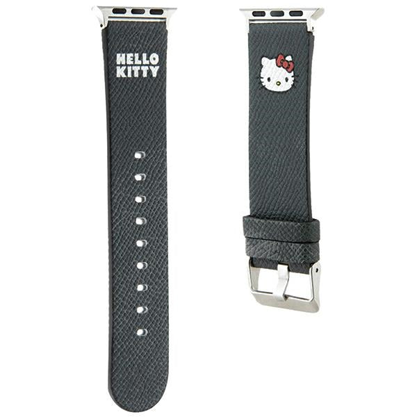 Hello Kitty Kitty galvos dirželis skirtas Apple Watch 38/40/41mm - juodas