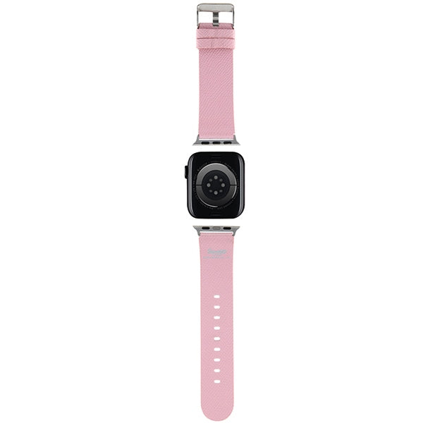 Hello Kitty Kitty galvos dirželis, skirtas Apple Watch 38/40/41mm – rožinis