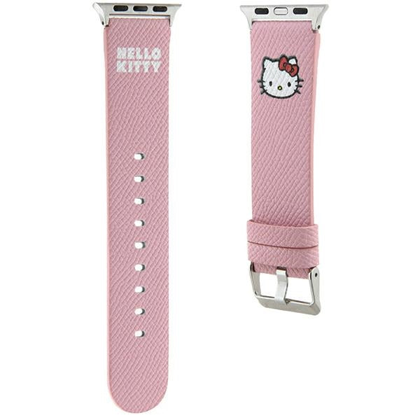 Hello Kitty Kitty galvos dirželis, skirtas Apple Watch 38/40/41mm – rožinis