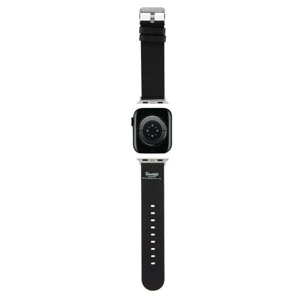 „Hello Kitty“ galvų ir lankų raštas, skirtas Apple Watch 38/40/41 mm – juodas