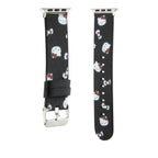 „Hello Kitty“ galvų ir lankų raštas, skirtas Apple Watch 38/40/41 mm – juodas