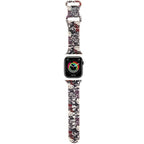 Hello Kitty Silicone Tags Graffiti dirželis Apple Watch 38/40/41mm - smėlio spalvos