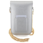 Hello Kitty Leather Metal Logo Chain rankinys - sidabrinė -- Uncategorized