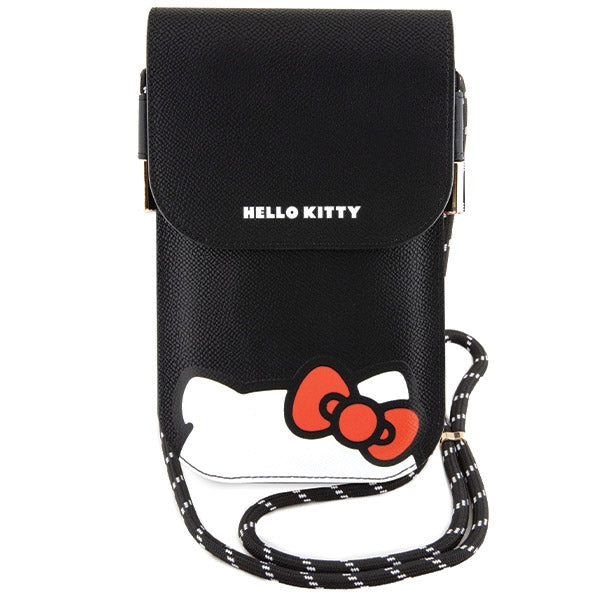Hello Kitty Leather Hiding Kitty Cord rankinys - juoda -- Uncategorized