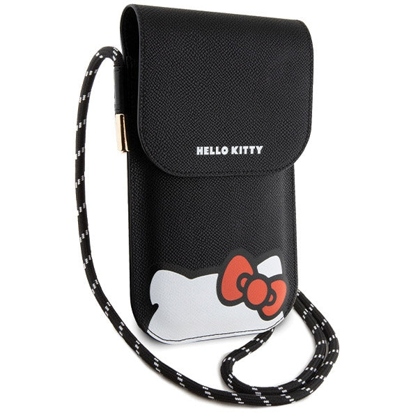 Hello Kitty Leather Hiding Kitty Cord rankinys - juoda -- Uncategorized