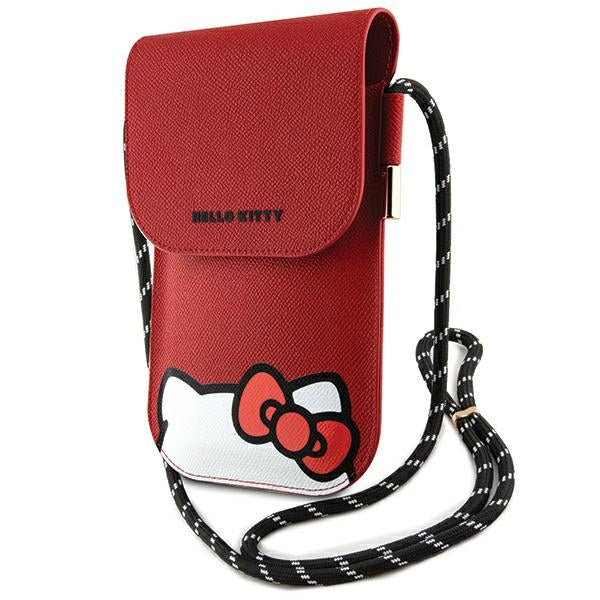 Hello Kitty Leather Hiding Kitty Cord rankinys - raudona -- Uncategorized