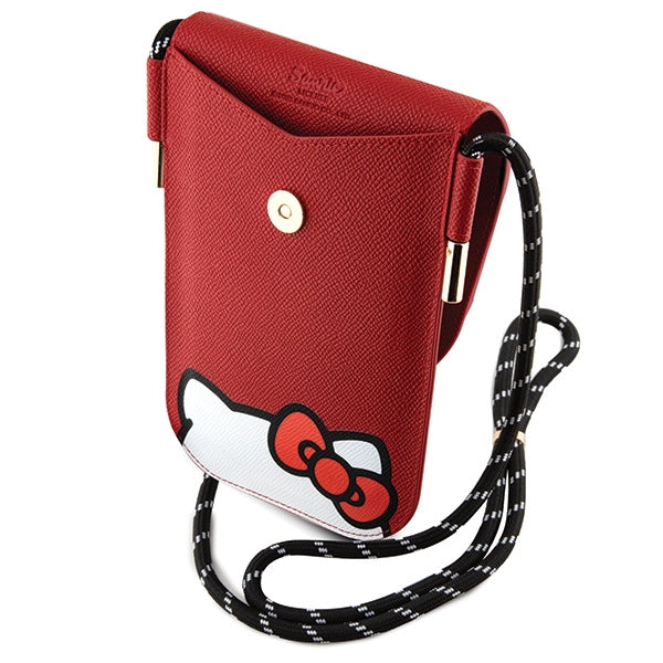 Hello Kitty Leather Hiding Kitty Cord rankinys - raudona -- Uncategorized