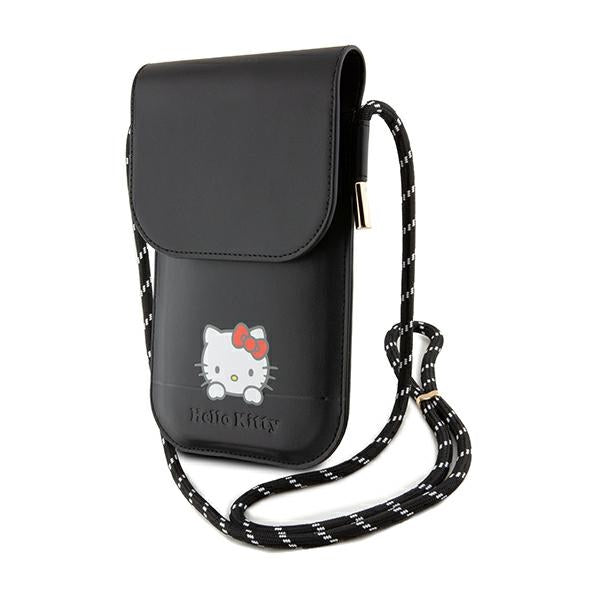 Hello Kitty Leather Daydreaming Cord krepšys - juoda -- Uncategorized