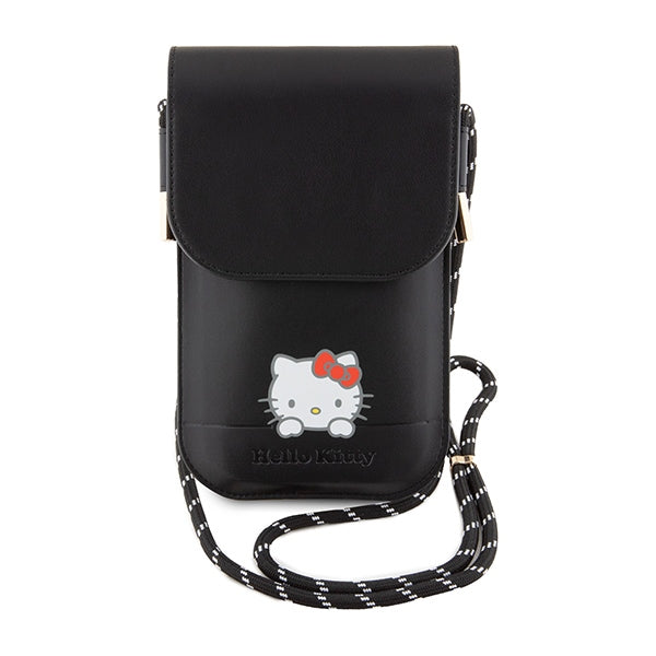 Hello Kitty Leather Daydreaming Cord krepšys - juoda -- Uncategorized