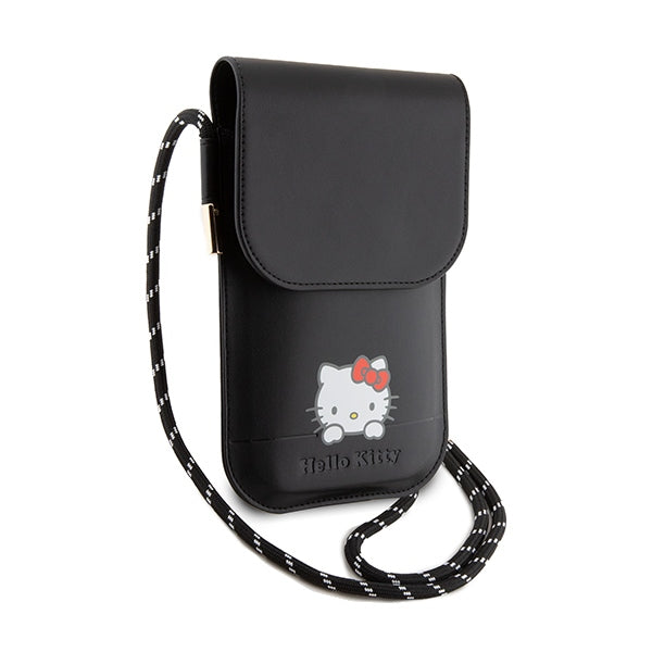 Hello Kitty Leather Daydreaming Cord krepšys - juoda -- Uncategorized
