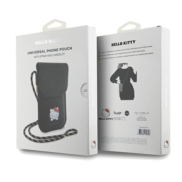 Hello Kitty Leather Daydreaming Cord krepšys - juoda -- Uncategorized