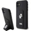 Karl Lagerfeld Gripstand Saffiano dėklas iPhone 11/XR – juodas -- iPhone 11