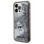 Karl Lagerfeld blizgus dėklas iPhone 13 Pro/13 – skaidrus
