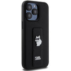 Karl Lagerfeld Gripstand dėklas iPhone 13 Pro Max – juodas