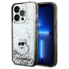 Karl Lagerfeld Choupette dėklas iPhone 14 Pro – skaidrus