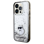 Karl Lagerfeld Choupette dėklas iPhone 14 Pro – skaidrus